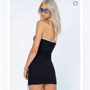 Princess Polly | Dresses | Princess Polly Black White Mini Dress | Poshmark